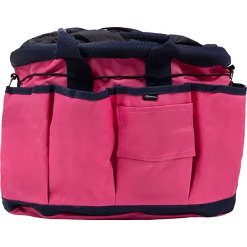 Čištění pro koně Taška na čištění QHP Funa - Fuchsiová/tmavě modrá, Fuchsiová