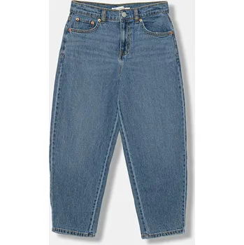 Dívčí džíny Dětské rifle Levi's BAGGY BARREL 4EN387 modrá 55X, vel. 164