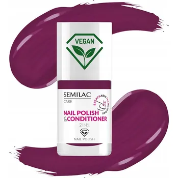 Lak na nehty 027 Semilac klasický lak na nehty s výživou 2v1 BREATHable TECHnology 7 ml