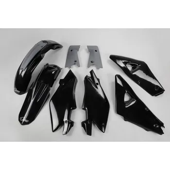 UFO kompletní sada plastů HUSQVARNA CR 2T 05 barva černá (HU601E001) (UFO kompletní sada plastů HUSQVARNA CR 2T 05 barva černá (HU601E001))