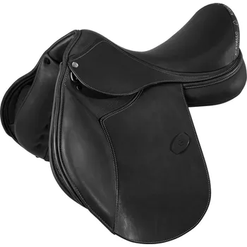 Jezdecké sedlo ACAVALLO Sedlo všestranné Bernini Acavallo, vlněné polštáře, černé Velikost posedlí: 17,5", Šířka komory: nastavitelná