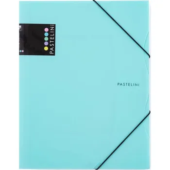 Pastelini Spisové desky A4 s gumou PASTELINi - zelená 93314