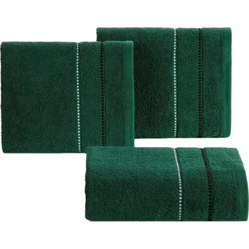 Ručník RUČNÍK KOUPELNOVÝ STŘEDNÍ 1 KS SUZI (08) 50x90 CM TMAVĚ ZELENÝ