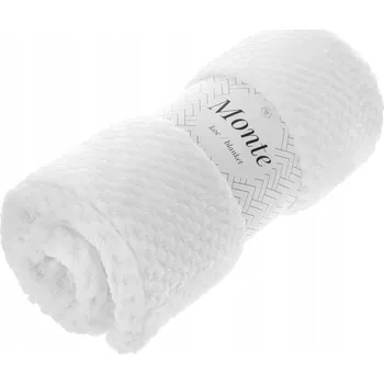 Prostěradlo Deka z mikrovlákna Spod Igły i Nitki 200 cm x 220 cm bílá