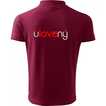 Pánská košile Ulovená a ulovený - Polokošile pánská Pique Polo 203 - 3XL ( Garnet )