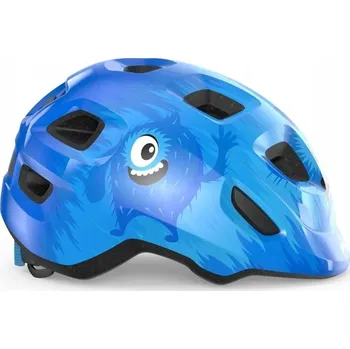 Cyklistická přilba Dětská helma MET Hooray S modrá Monster 52-55cm