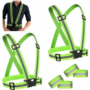 REFLEXNÍ VESTA POSTROJ SILNIČNÍ NA KOLO MOTO PRO BĚHÁNÍ