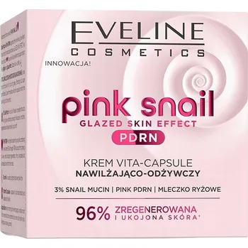 Pleťový krém Hydratační krém na obličej Eveline Cosmetics Pink Snail den a noc 50 ml