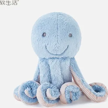 plyšák Modrá plyšová chobotnice - plyšák s motivem oceánu, mazlivý společník, dárek