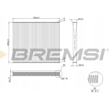 Kabinový filtr KABINOVÝ FILTR ALFA ROMEO GIULIETTA 1.4 04.11-12.20 71775822
