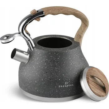 Varná konvice Konvice na plyn MRAMOR ocelová ČERNÁ ŠEDÁ BÍLÁ Edenberg 3 l INDUKCE