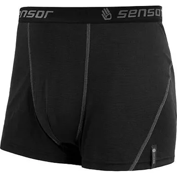 Boxerky boxerky SENSOR DOUBLE FACE krátké černé (boxerky SENSOR DOUBLE FACE krátké černé)