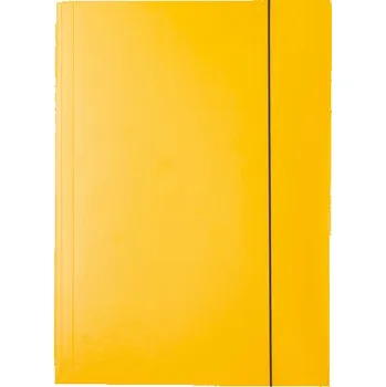 ESSELTE Odkládací mapy kartonové s gumou - žlutá 404426