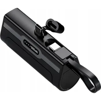 Powerbanka POWERBANK POWERNEED 5000mAh s vestavěnými konektory USB C, PŘENOSNÝ, EP50