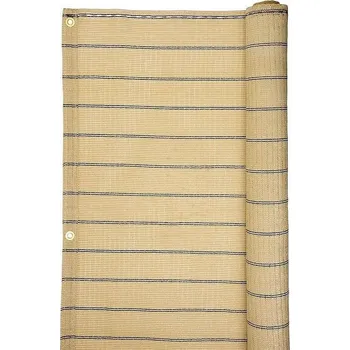 zahradní zástěna Strend Pro Garden Tkanina tieniaca GoldScreen BE 1x5 m, UV, 185 g/m2, béžová, s okami 50 cm