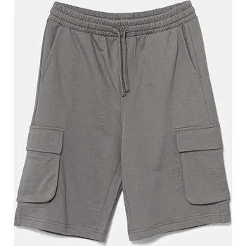 Chlapecké kraťasy Bavlněné šortky United Colors of Benetton modrá barva, nastavitelný pas 39DJC902N.G.Seasonal 90X, vel. 140