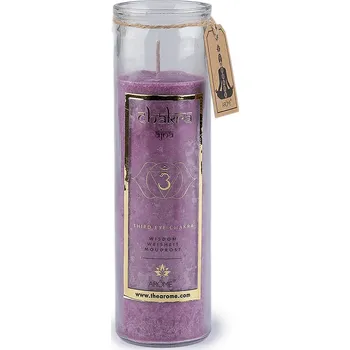 Svíčka Vonná čakrová svíčka ve skle velká 320 g