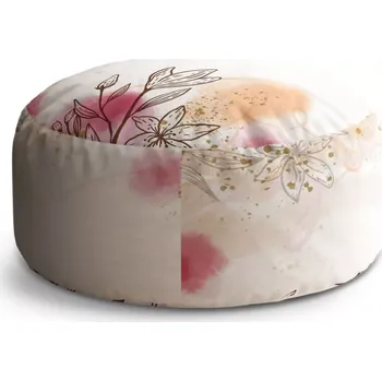 Taburet Sablio Taburet Circle Jarní akvarel: 38x48 cm