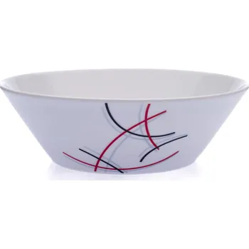 Thun 1794 Tom, kompotová mísa, 24 cm, červené a modré čáry, Thun
