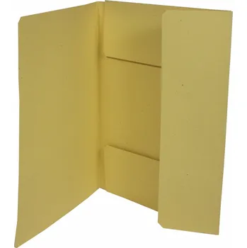 Hit Odkládací mapy 253 EKONOMY - se třemi chlopněmi - žlutá 83506