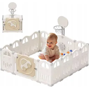 Dětská ohrádka DĚTSKÁ SKLÁDACÍ OHRÁDKA DĚTSKÉ HŘIŠTĚ PRO DĚTI SUCHÝ BAZÉN S MÍČKY