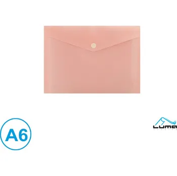 Luma Spisové desky s drukem LUMA - A6 / pastelová oranžová 245649