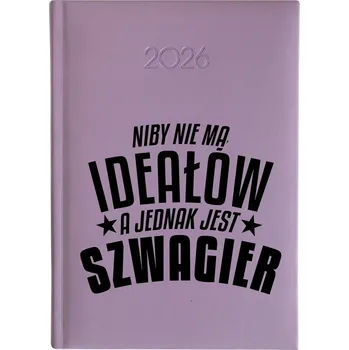 Kalendář Knižní kalendář 2026 A5 FunnyCase fialový