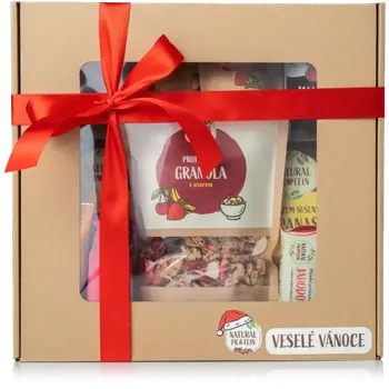 Speciální výživa vánoční balíček NaturalProtein Ovocné mlsání