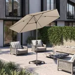 Knirps KNIRPS APOLL 290 cm - zahradní středový slunečník : Barva slunečníku - Písková