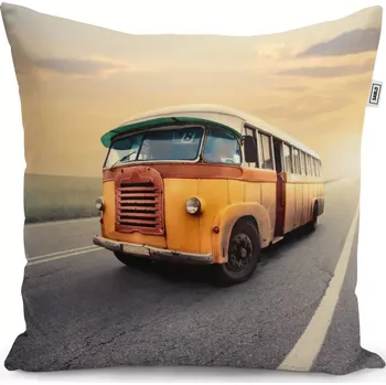 Polštář Sablio Polštář Autobus veterán - 40x40 cm