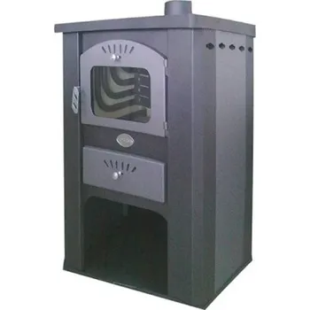 Krbová kamna Krbová kamna s výměníkem ZVEZDA MAXI LUX VR 16 černá, 295