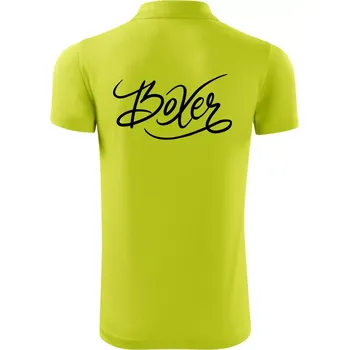 Pánská košile Boxer - nápis okrasný - Polokošile Victory sportovní (dresovina) - 2XL ( Limetková )