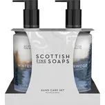 Scottish Fine Soaps Winterwood Hand Care sada: gel na mytí rukou a těla, 300 ml + balzám na ruce a tělo, 300 ml
