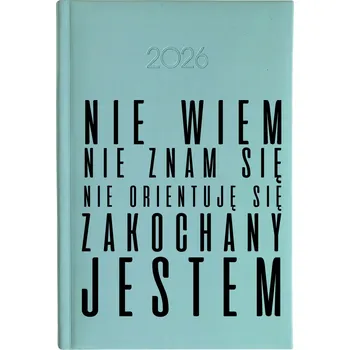 Kalendář Knižkový kalendář 2026 A5 FunnyCase modrý