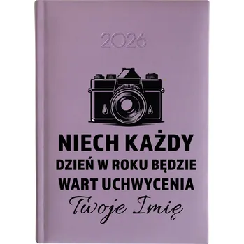 Kalendář Knižní kalendář 2026 A5 FunnyCase fialový