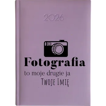 Kalendář Knižní kalendář 2026 A5 FunnyCase fialový