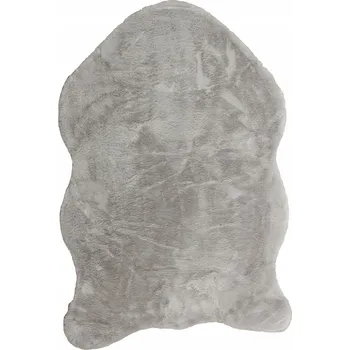 Koberec Umělá kůže 120 cm šedá