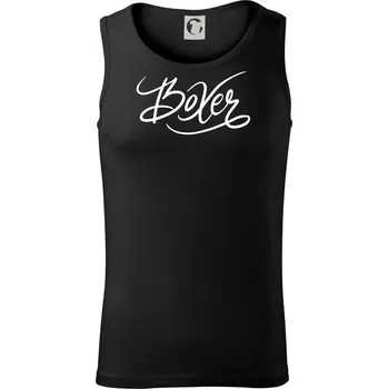 Boxer - nápis okrasný - Tílko pánské Core - XL ( Černá )