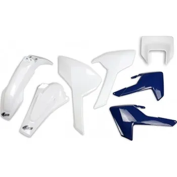 Osvětlení pro motocykl UFO kompletní sada plastů HUSQVARNA TX/TE/FE 17-19 s krytem světla barva (bílá/světle modrý) (HU621E999) (UFO kompletní sada plastů HUSQVARNA TX/TE/FE 17-19 s krytem světla barva (bílá/světle modrý) (HU621E999))