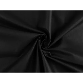 Bavlněná látka / plátno jednobarevná premium, barva 9 (B85/001) černá