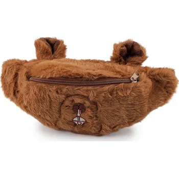 Ledvinka Kožešinová ledvinka kapybara 29x15 cm, barva 1 hnědá bílá