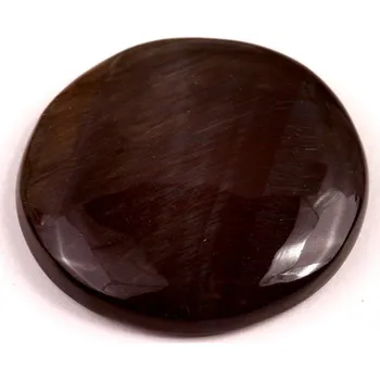 Přírodní kámen Kabošon Hawks Eye č.7746 (32x6mm)