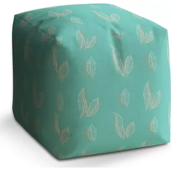 Taburet Sablio Taburet Cube Peříčka: 40x40x40 cm