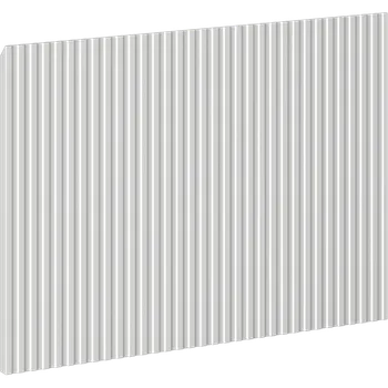 Koupelnový nábytek Mexen Rivel čelo ryhované k tělu koupelnové skříňky 45 x 43,5 cm, šedý mat - 91A20-0450-470-1-62 Čela a dvířka skříněk