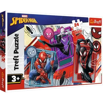 Puzzle Puzzle - 24 Maxi - Pavoučí smysly - Disney Marvel Spiderman - Trefl 14366