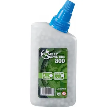 Airsoftová kulička Kuličky BB 6mm 0,20g 800 ks bílé Combat Zone