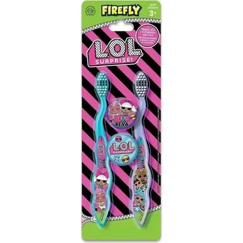 Zubní kartáček LOL Surprise sada měkkých zubních kartáčků pro děti od 3 let IDDRZEX04136