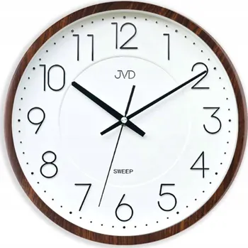 Hodiny Nástěnné hodiny JVD hnědé 30,5 cm