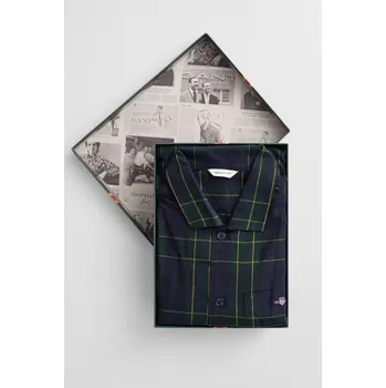 PYŽAMO GANT FLANNEL CHECK PAJAMA SET GIFT BOX FOREST GREEN