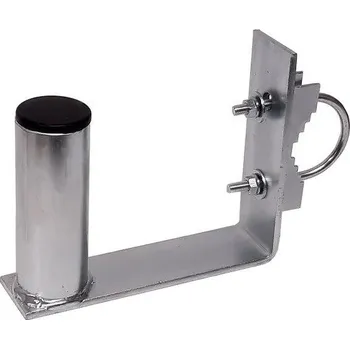 Příjem digitálního pozemního vysílání Držák Wi-Fi antény 13cm na balkón s třmenem M6 /06.004/